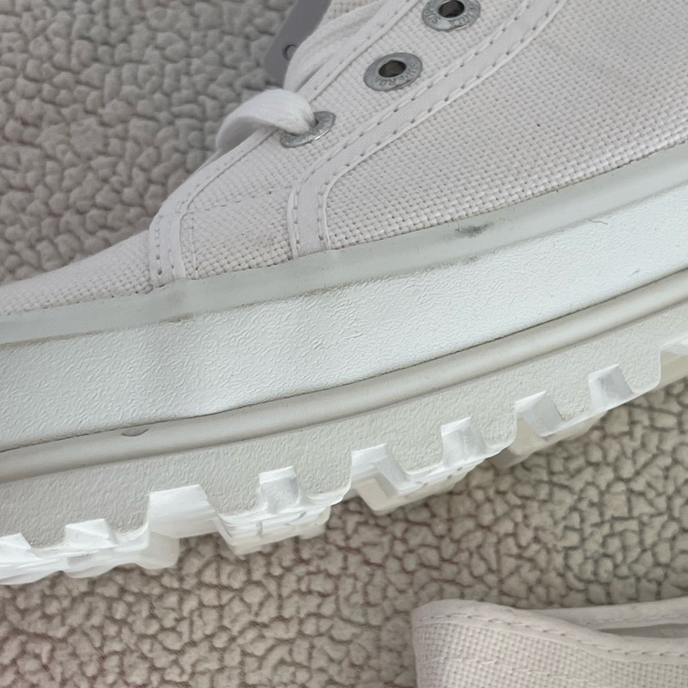 Superga Nib Alpina White Unisex Canvas Lug Platform Sneaker — image 6 of 8
